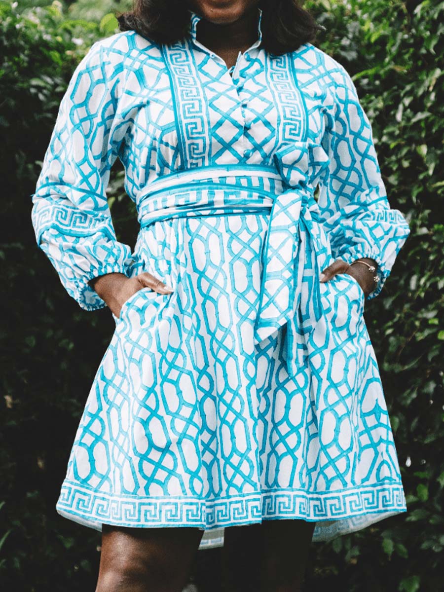 The Bamboo Printed Dress