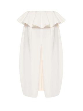 Elegant Deep V Neck Two Pieces Dress