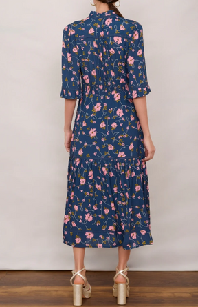 The Spring Floral Midi Dress