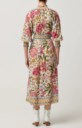 Gorgeous Spring Floral Shirt Dress