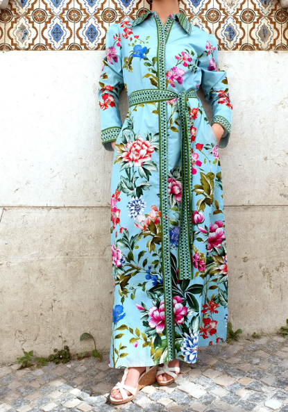 Spring Floral Maxi Dress