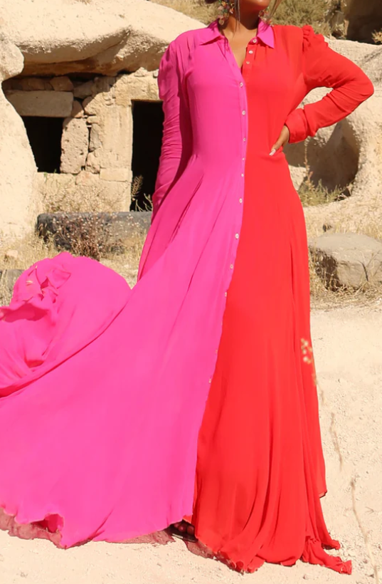 The Chic Color Block Dress