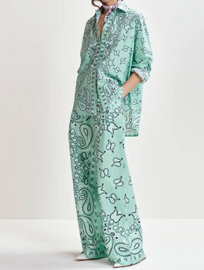 Paisley Printed Casual 2pc Set