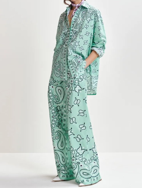 Paisley Printed Casual 2pc Set