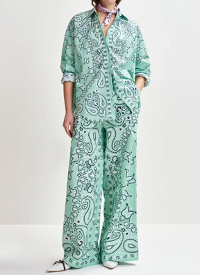 Paisley Printed Casual 2pc Set