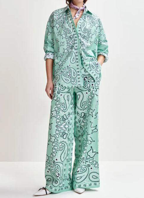 Paisley Printed Casual 2pc Set