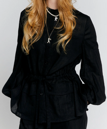 Breezy Loose Blouse With Pockets