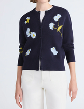 The Chic Knit Flower Cardigan