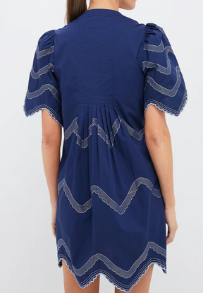 Adorable Navy Short Dress