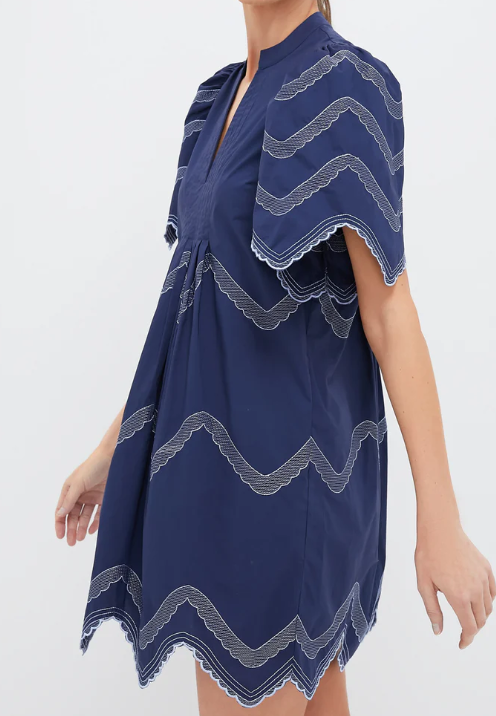 Adorable Navy Short Dress