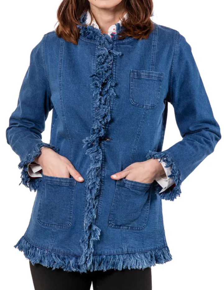 Chill Fringed Denim Jacket