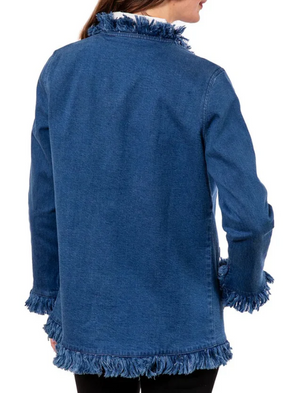 Chill Fringed Denim Jacket