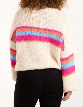 Comfy Rainbow Stripe Sweater