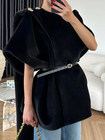 Chic Warm Belted Vest