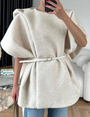 Chic Warm Belted Vest