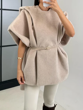 Chic Warm Belted Vest