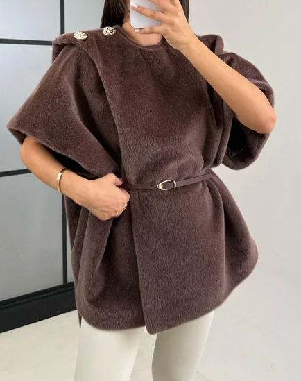 Chic Warm Belted Vest