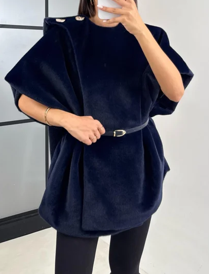 Chic Warm Belted Vest