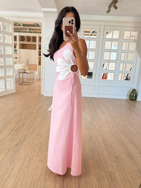 One Shoulder Cut Out Dress