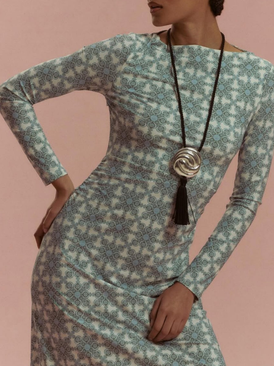 Stretchy Jersey Fabric Dress