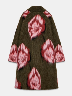 Flower Jacquard Cardigan