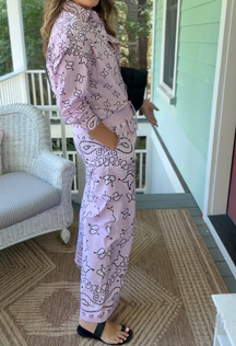 Paisley Printed Casual 2pc Set