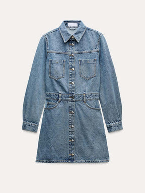 MINI DENIM DRESS