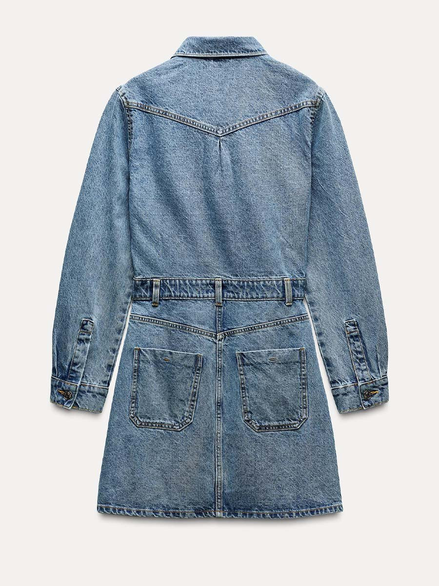 MINI DENIM DRESS