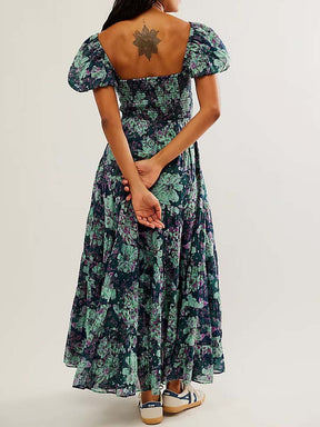 Flowy Smocked Maxi Dress