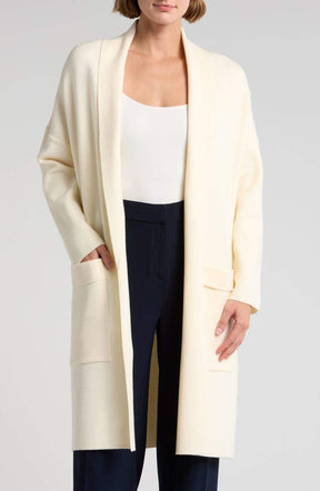 Open Front Long Cardigan