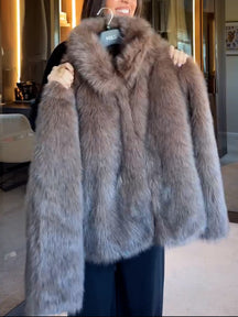 Faux Fur Jacket