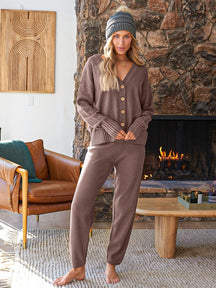 Cardigan Pants Sets