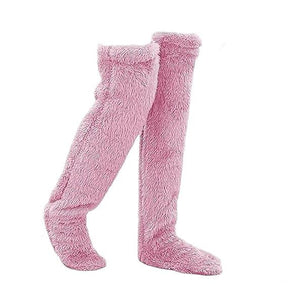 Thickened Leg Warmers Knee Pads Open Toe Socks