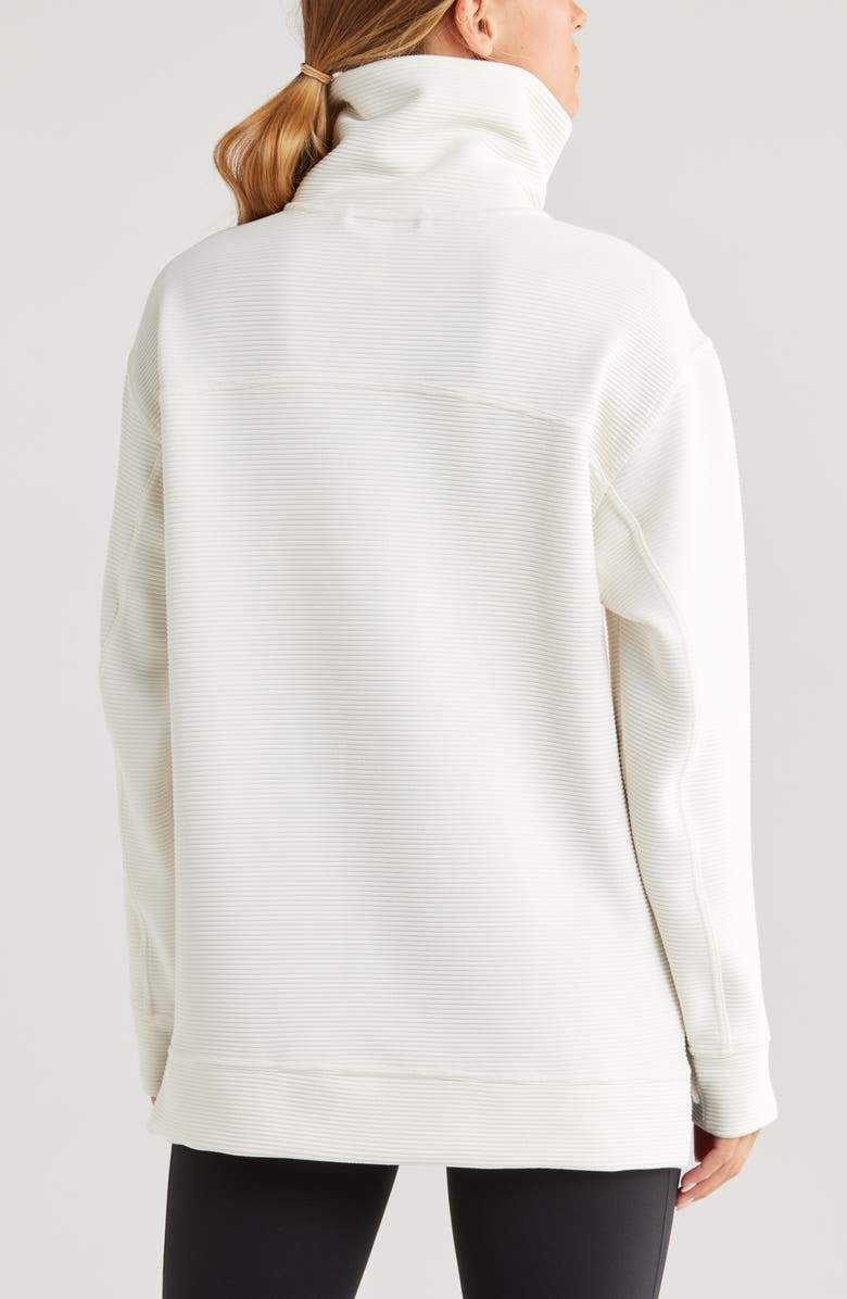 Half Zip Closure Sweatshirt