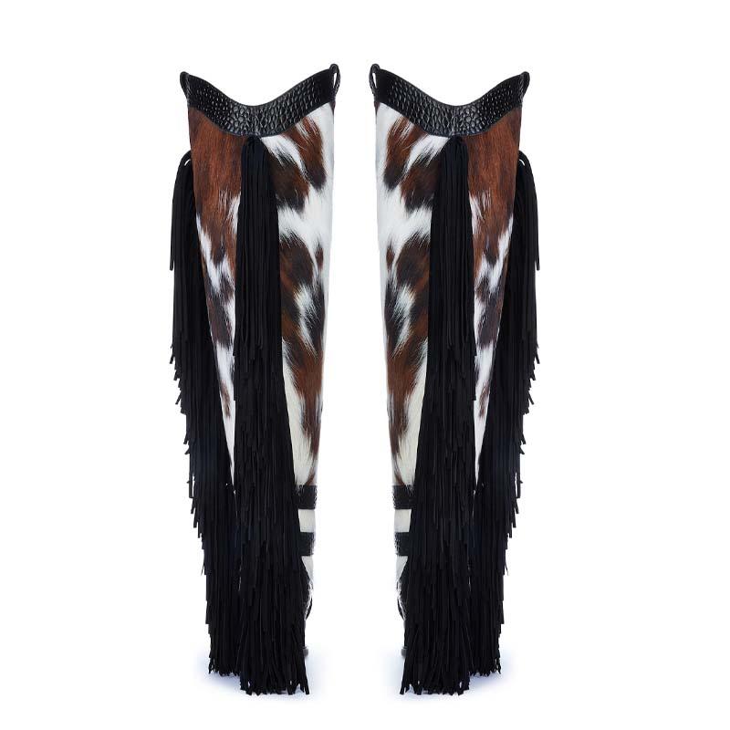 Fringe Thigh High Boot