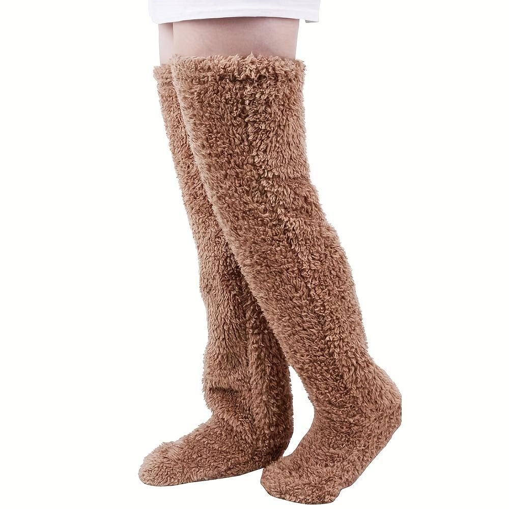 Thickened Leg Warmers Knee Pads Open Toe Socks