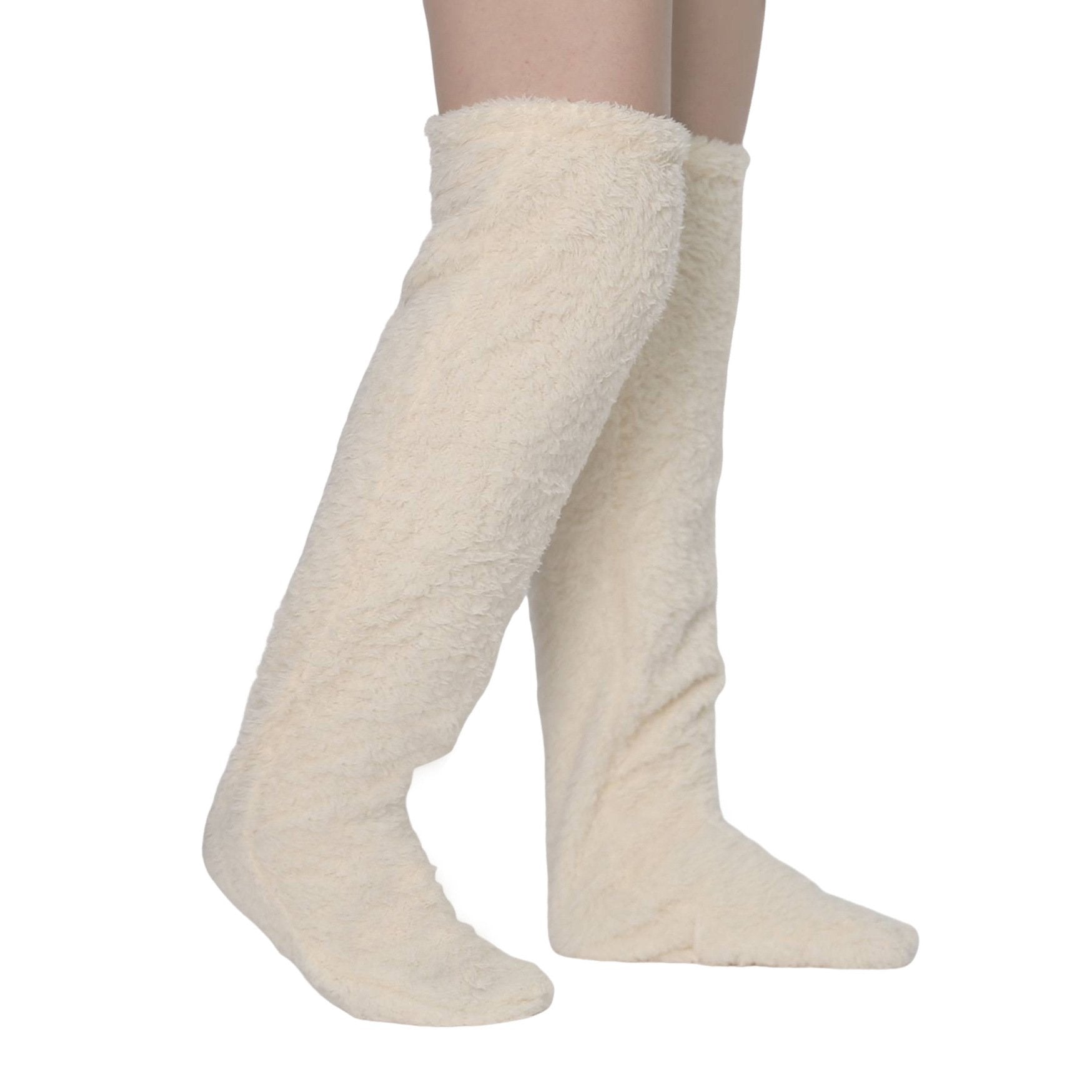 Thickened Leg Warmers Knee Pads Open Toe Socks