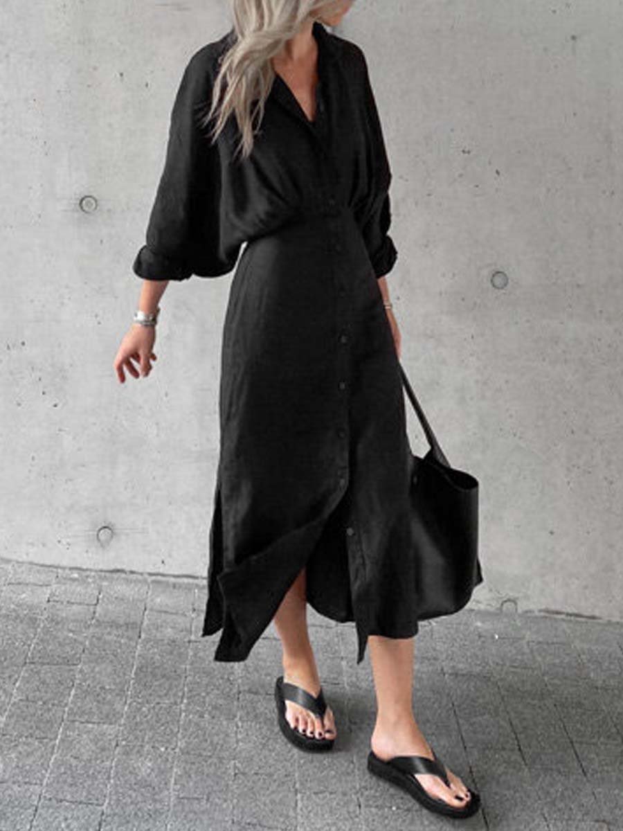 Linen Shirt Dress