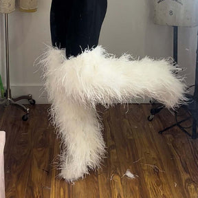 Feather Boots