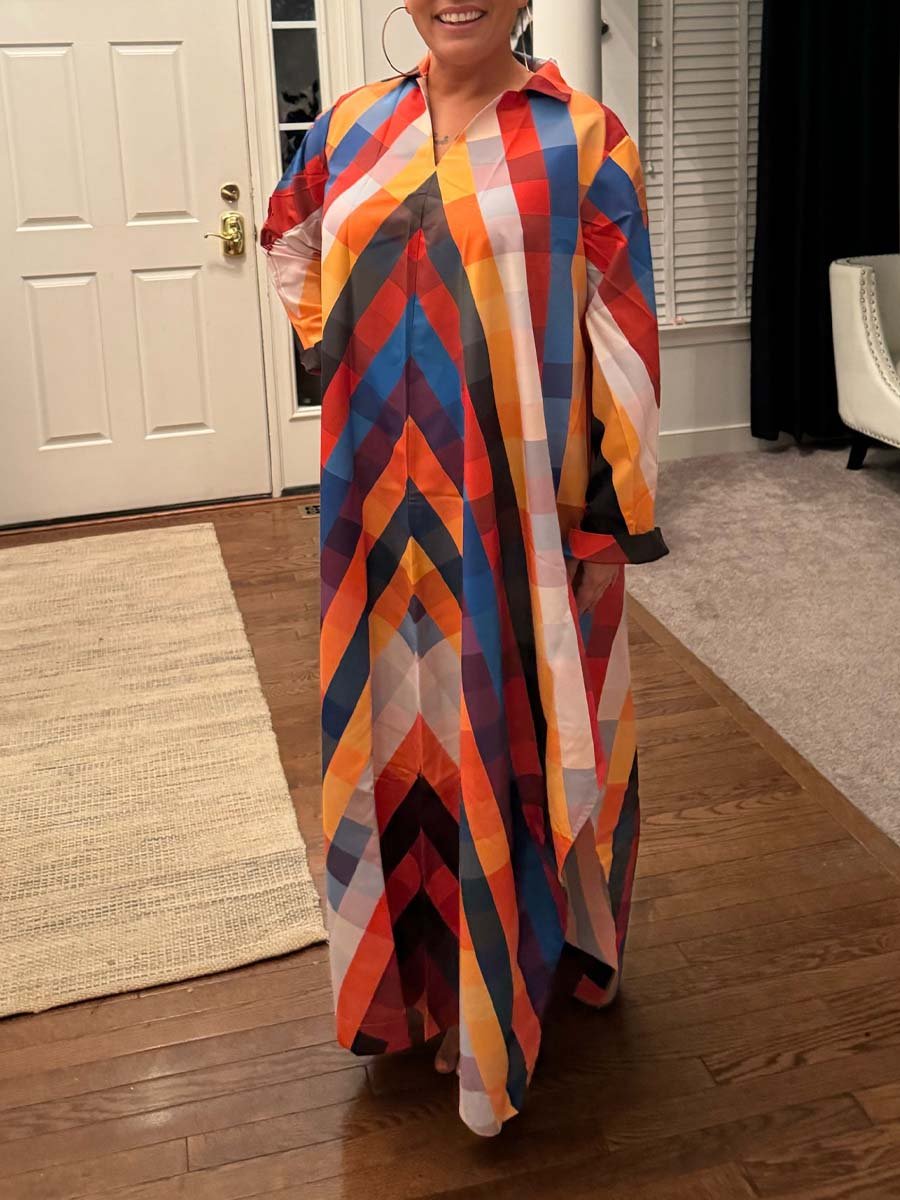 Long sleeve split side maxi dress