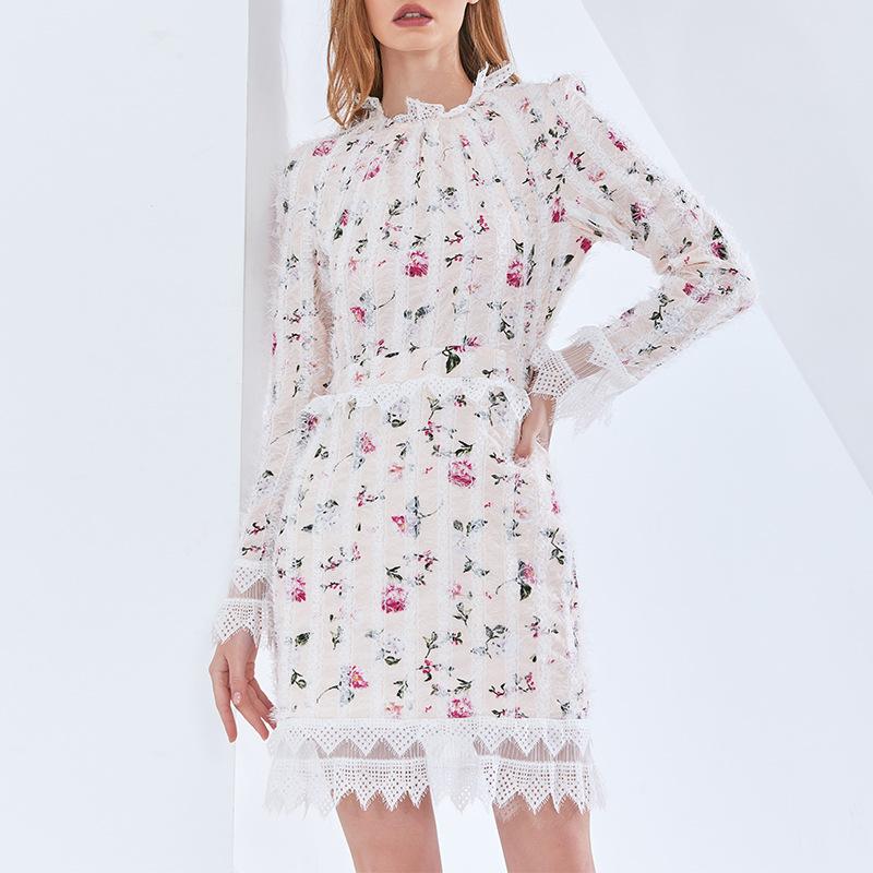 Elegant Floral Mini Dress